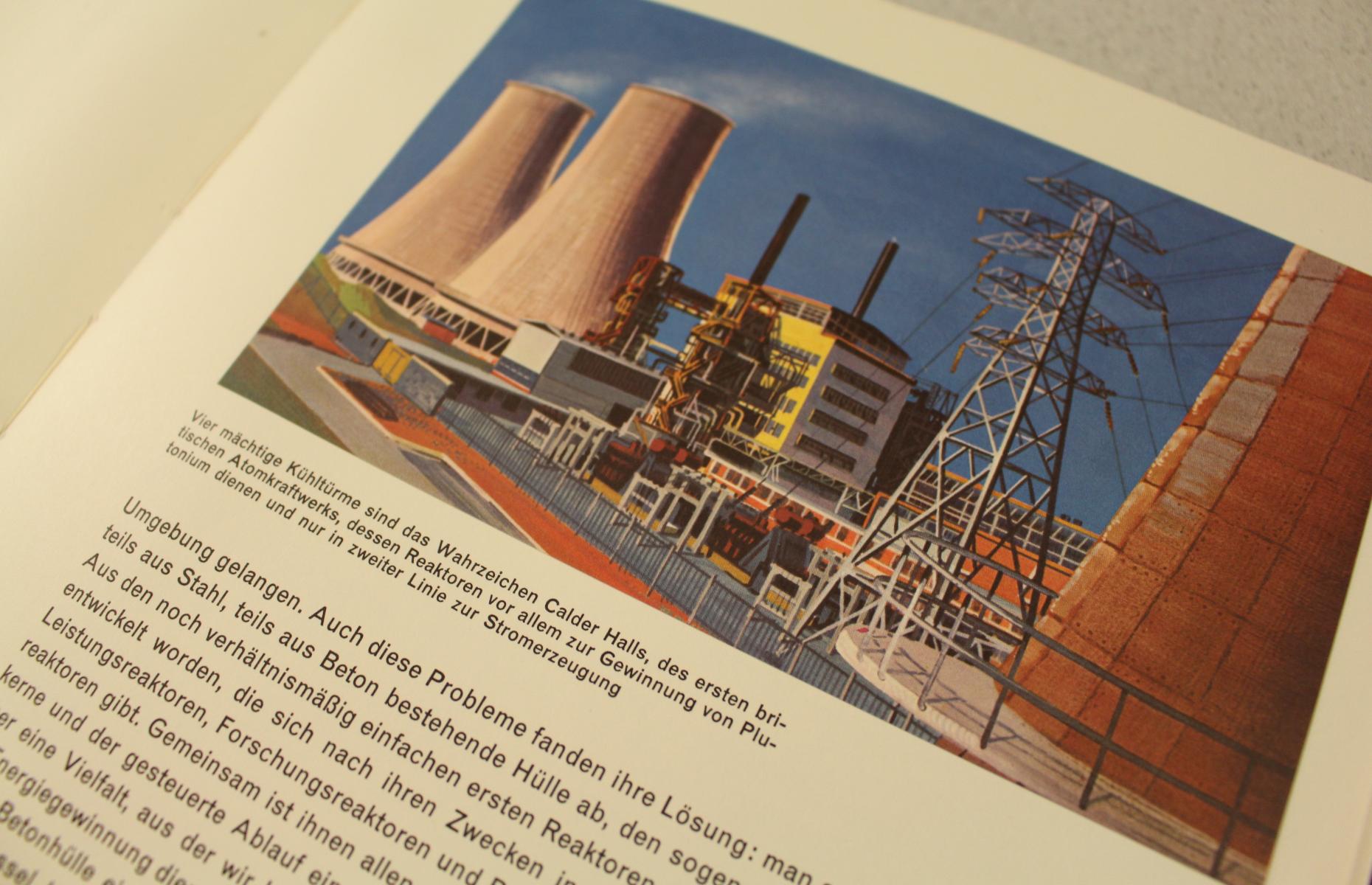 Hier sieht man ein Bild eines Atomkraftwerks